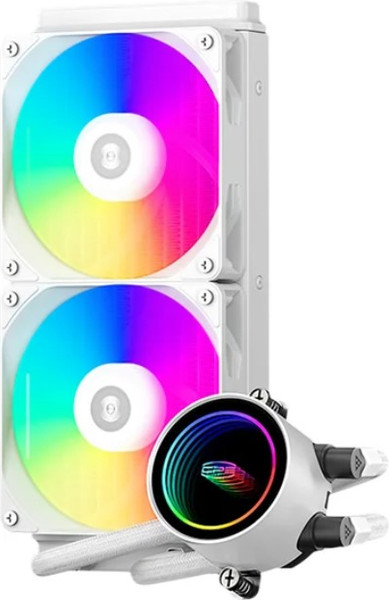 Кулер для процессора PCCooler DA240 WH ARGB (DA240-WHAWXX-GL) - фото