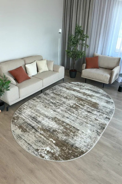 Ковер Radjab Carpet Бьянка Овал D060A / 10614