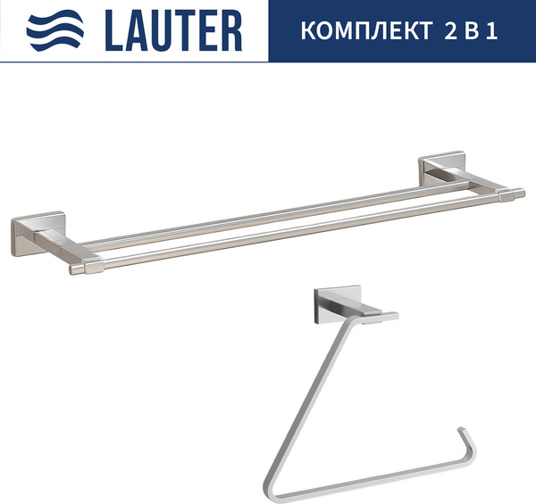 Набор аксессуаров для ванной Lauter 21TS1017 + 21TS1011 - фото
