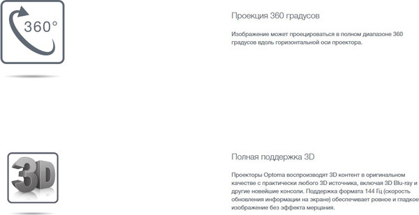 Проектор Optoma ZH350