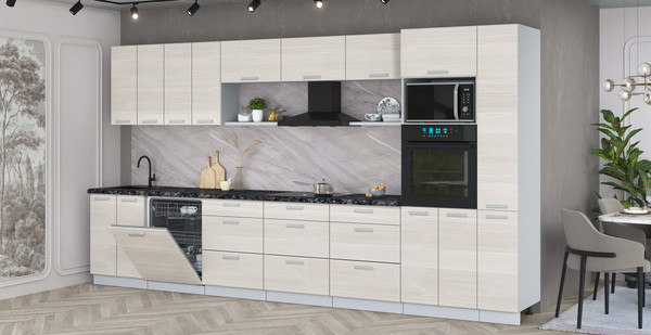 Кухонный гарнитур Интерлиния Мила Лайт 3.9-ПМ1 