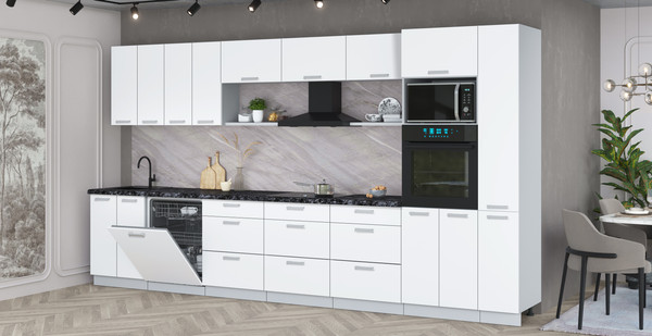 Кухонный гарнитур Интерлиния Мила Лайт 3.9-ПМ1 