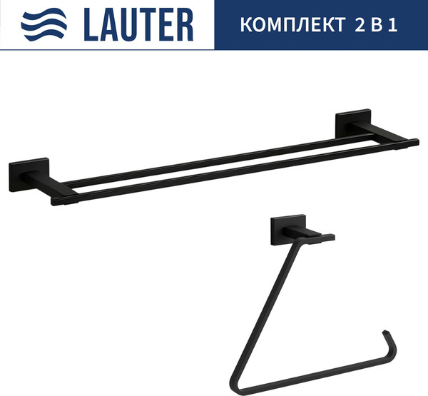 Набор аксессуаров для ванной Lauter 21TS1018 + 21TS1012  - фото