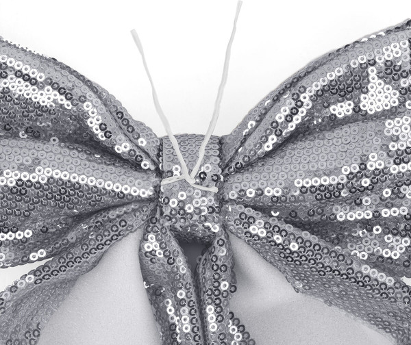 Елочная игрушка Золотая сказка Бант с пайетками / 592481