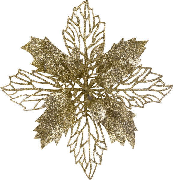 Набор елочных игрушек Золотая сказка Цветок с клипсой / 592603