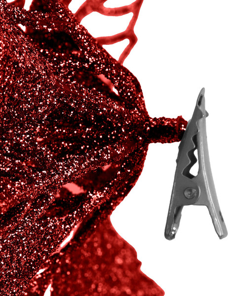 Набор елочных игрушек Золотая сказка Цветок с клипсой / 592605