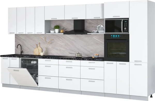 Кухонный гарнитур Интерлиния Мила Лайт 4.0-ПМ1  - фото