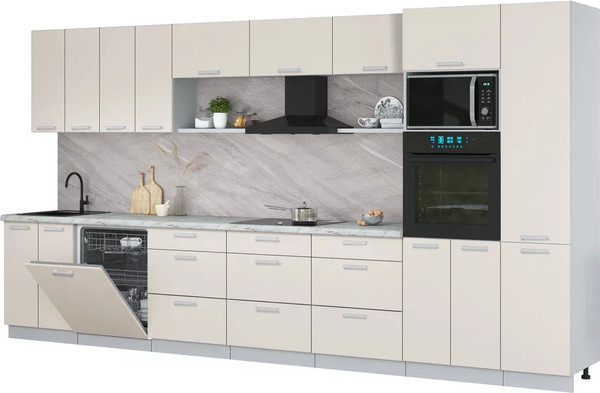 Кухонный гарнитур Интерлиния Мила Лайт 4.0-ПМ1  - фото