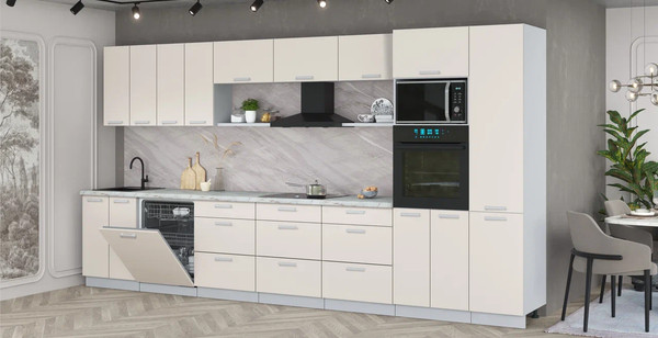 Кухонный гарнитур Интерлиния Мила Лайт 4.0-ПМ1 