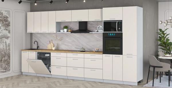 Кухонный гарнитур Интерлиния Мила Лайт 4.0-ПМ1 