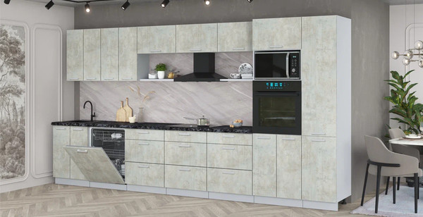 Кухонный гарнитур Интерлиния Мила Лайт 4.0-ПМ1 