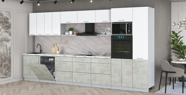 Кухонный гарнитур Интерлиния Мила Лайт 4.0-ПМ1 