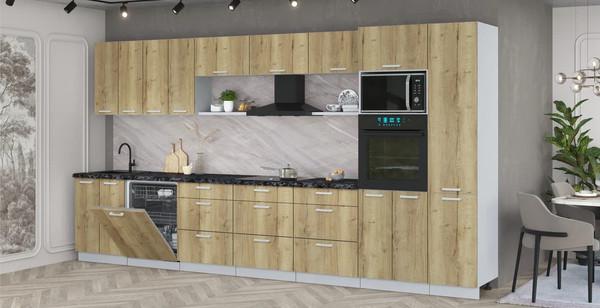 Кухонный гарнитур Интерлиния Мила Лайт 4.0-ПМ1 