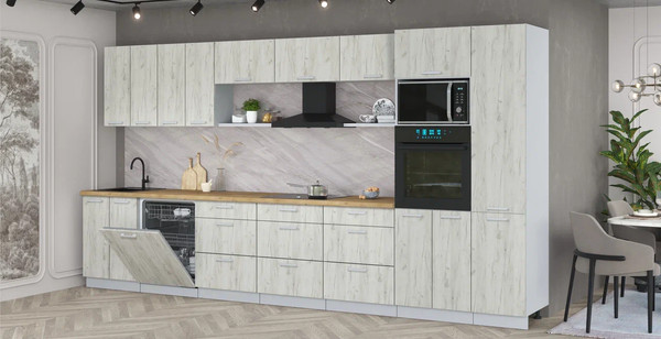 Кухонный гарнитур Интерлиния Мила Лайт 4.0-ПМ1 