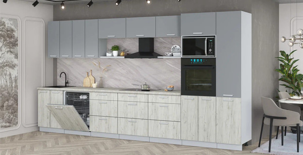 Кухонный гарнитур Интерлиния Мила Лайт 4.0-ПМ1 