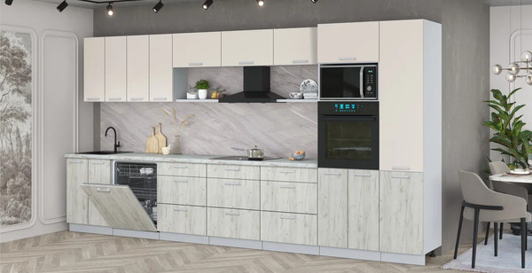 Кухонный гарнитур Интерлиния Мила Лайт 4.0-ПМ1 