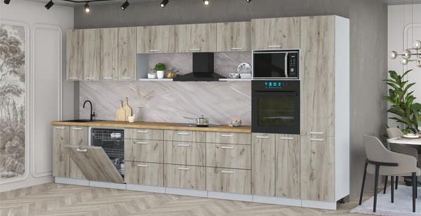 Кухонный гарнитур Интерлиния Мила Лайт 4.0-ПМ1 