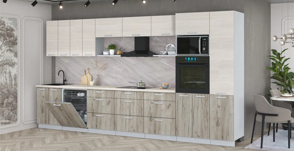 Кухонный гарнитур Интерлиния Мила Лайт 4.0-ПМ1