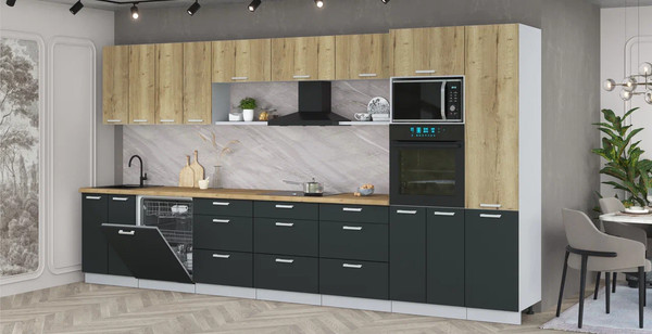 Кухонный гарнитур Интерлиния Мила Лайт 4.0-ПМ1 