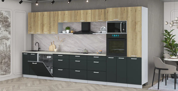 Кухонный гарнитур Интерлиния Мила Лайт 4.0-ПМ1 