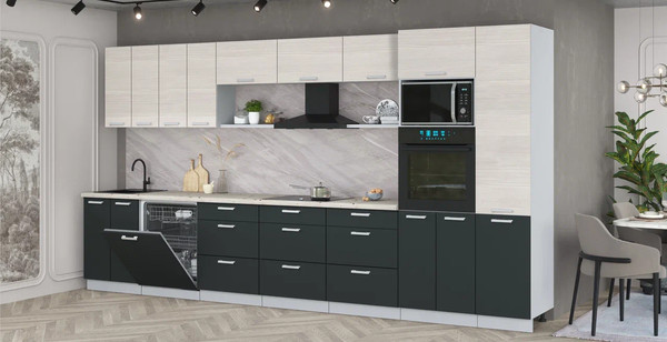 Кухонный гарнитур Интерлиния Мила Лайт 4.0-ПМ1 