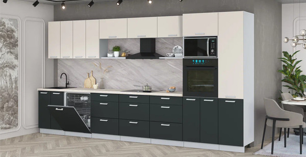 Кухонный гарнитур Интерлиния Мила Лайт 4.0-ПМ1 