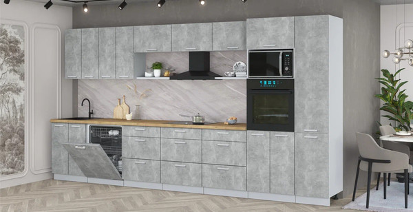 Кухонный гарнитур Интерлиния Мила Лайт 4.0-ПМ1 