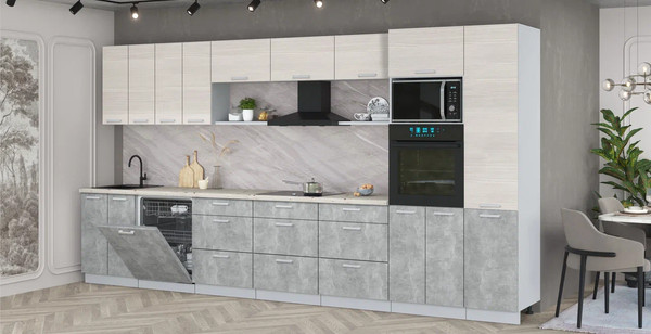 Кухонный гарнитур Интерлиния Мила Лайт 4.0-ПМ1 