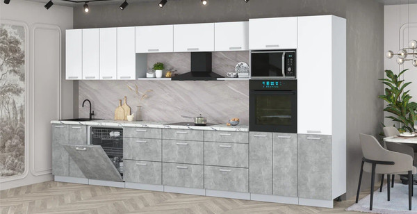 Кухонный гарнитур Интерлиния Мила Лайт 4.0-ПМ1 