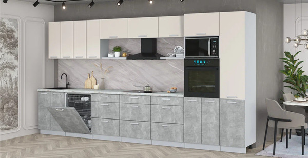 Кухонный гарнитур Интерлиния Мила Лайт 4.0-ПМ1 