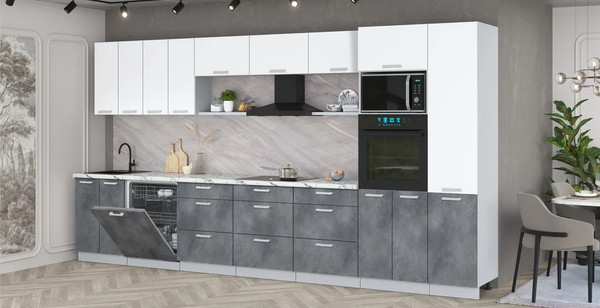 Кухонный гарнитур Интерлиния Мила Лайт 4.0-ПМ1 