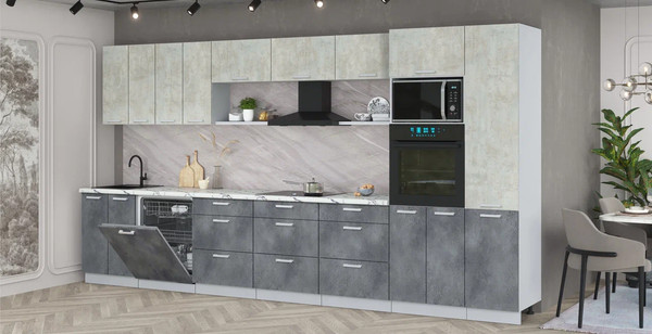 Кухонный гарнитур Интерлиния Мила Лайт 4.0-ПМ1