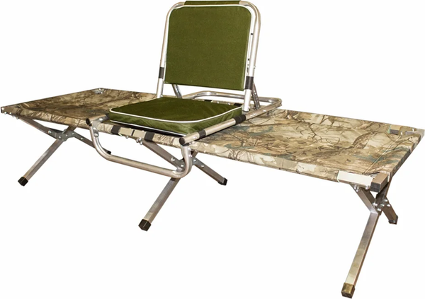 Раскладушка туристическая Медведь Екатеринбург 190x65x45 утепленная с креслом складным - фото