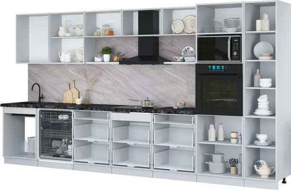 Кухонный гарнитур Интерлиния Мила Лайт 4.0-ПМ1