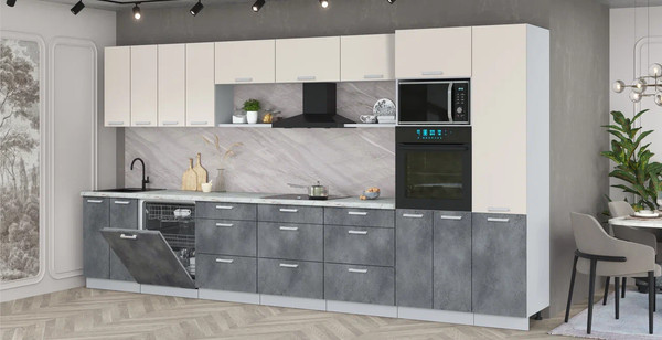 Кухонный гарнитур Интерлиния Мила Лайт 4.0-ПМ1 