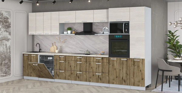 Кухонный гарнитур Интерлиния Мила Лайт 4.0-ПМ1 