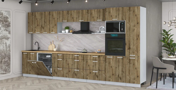 Кухонный гарнитур Интерлиния Мила Лайт 4.0-ПМ1 