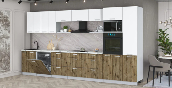 Кухонный гарнитур Интерлиния Мила Лайт 4.0-ПМ1 