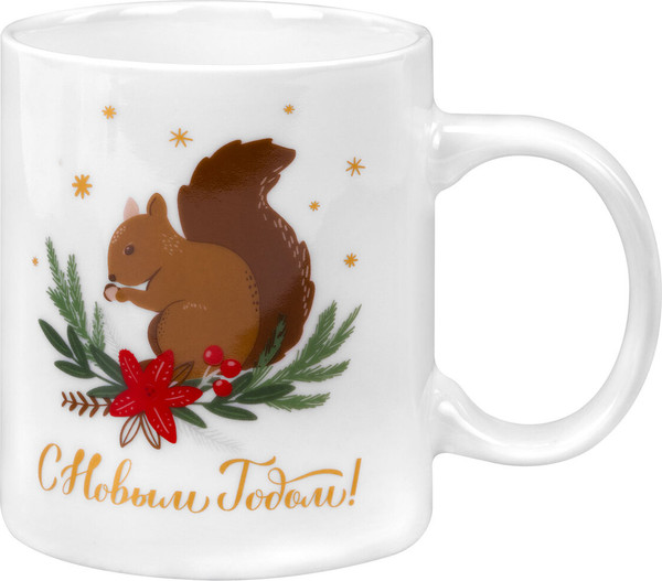 Кружка Золотая сказка Белочка / 592544 - фото