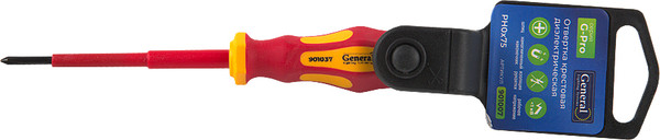 Отвертка General Lighting Крестовая диэлектрическая PH0x75 G-Pro 1000V / 901007