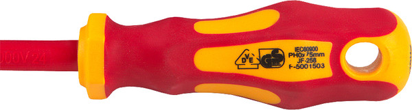 Отвертка General Lighting Крестовая диэлектрическая PH0x75 G-Pro 1000V / 901007