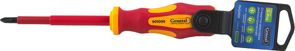 Отвертка General Lighting Крестовая диэлектрическая PH2x100 G-Pro 1000V / 901009