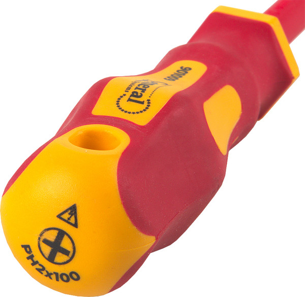 Отвертка General Lighting Крестовая диэлектрическая PH2x100 G-Pro 1000V / 901009