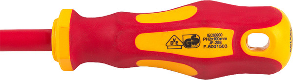 Отвертка General Lighting Крестовая диэлектрическая PH2x100 G-Pro 1000V / 901009