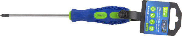 Отвертка General Lighting Крестовая PH1x100 / 901214