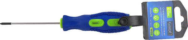 Отвертка General Lighting Крестовая PH0x75 / 901213