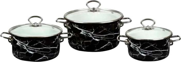 Набор кастрюль КМЗ Экстра стиль / 42315 - фото