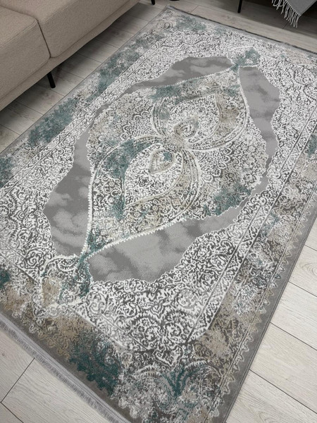 Коврик Radjab Carpet Афина Прямоугольник 9017A / 12921