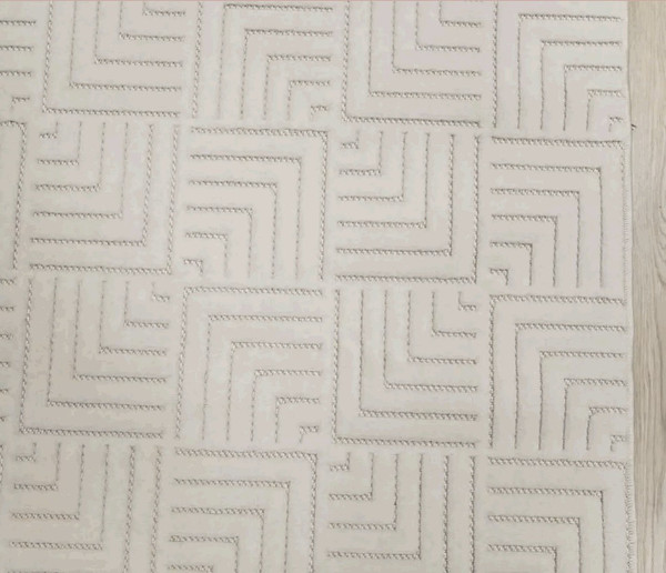 Коврик Radjab Carpet Сканди Сизаль Овал 10658A / 12980