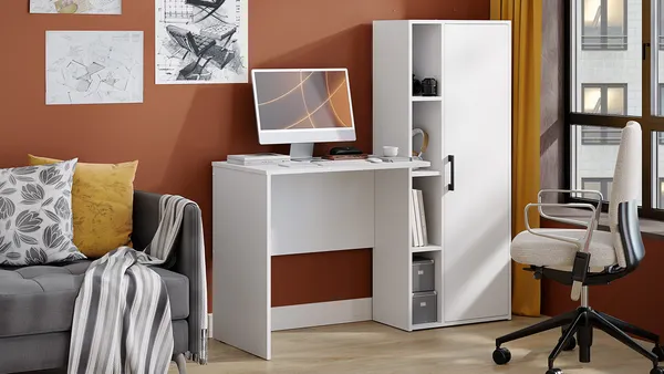 Письменный стол ТриЯ Бейли (белый ясень)